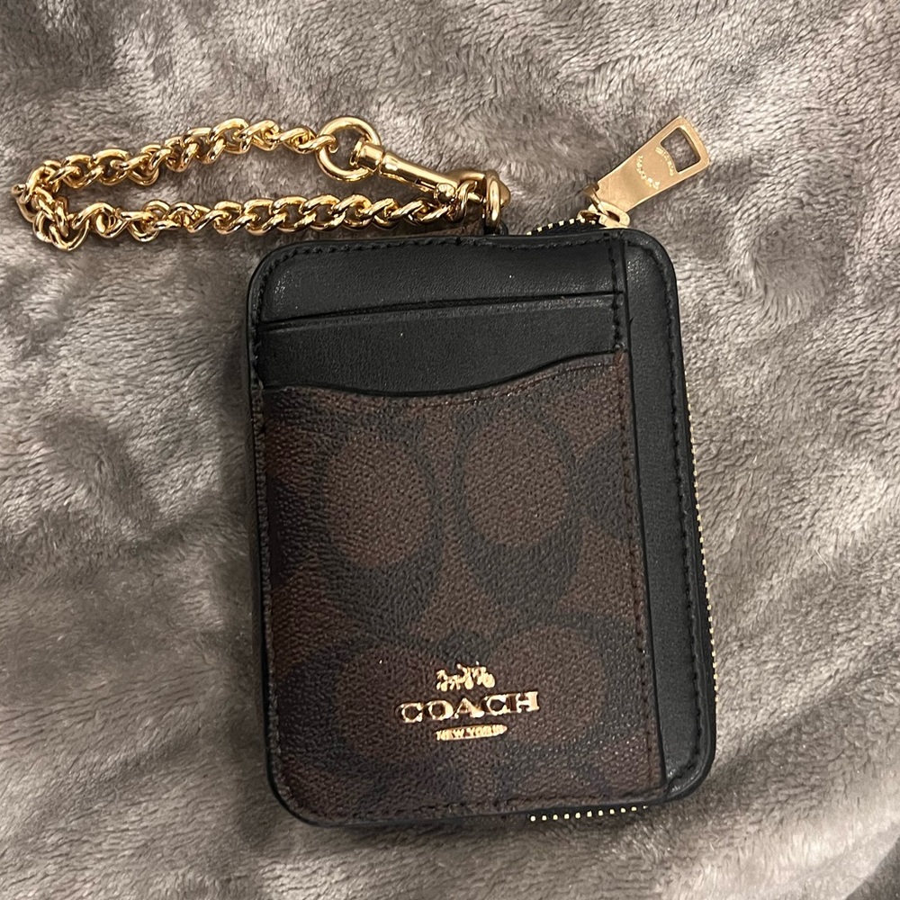 Small Coach cardholder/coin purse